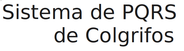 Sistema de PQRs - CG Colgridos